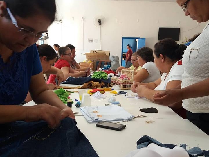 O projeto emprega mulheres em situação de vulnerabilidade social. Foto: Divulgação
