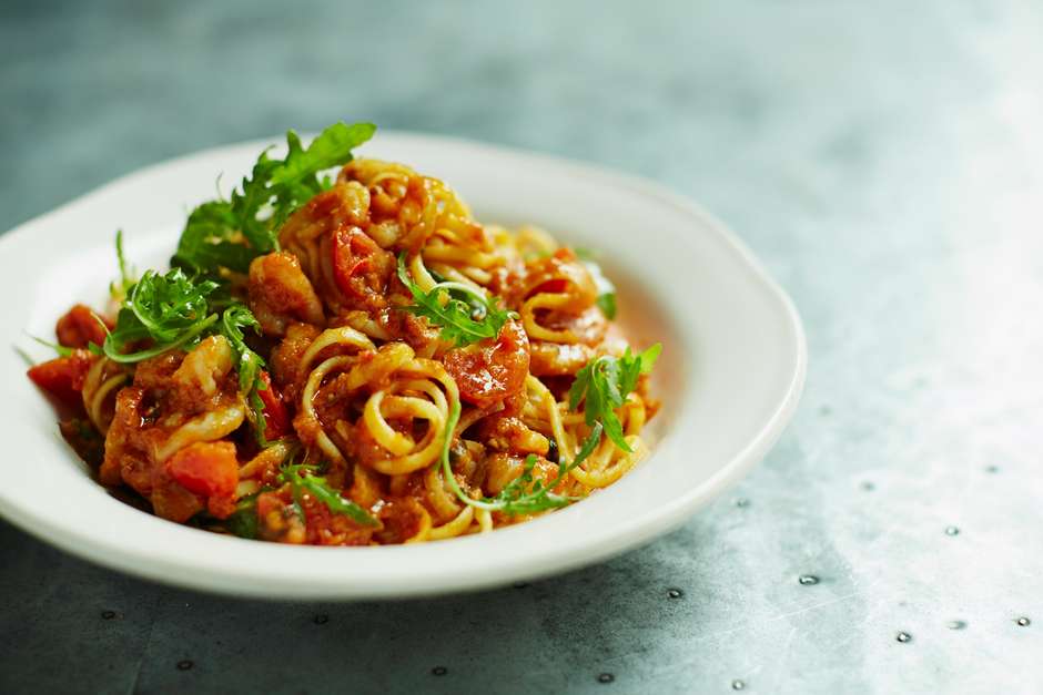 Linguine de Camarão Foto: Matt Russell / Divulgação