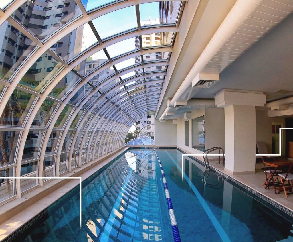 Piscina semiolímpica para treinos. Foto: Facebook