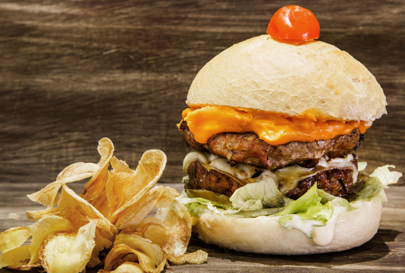 Hamburguer Gambiarra. Foto Divulgação