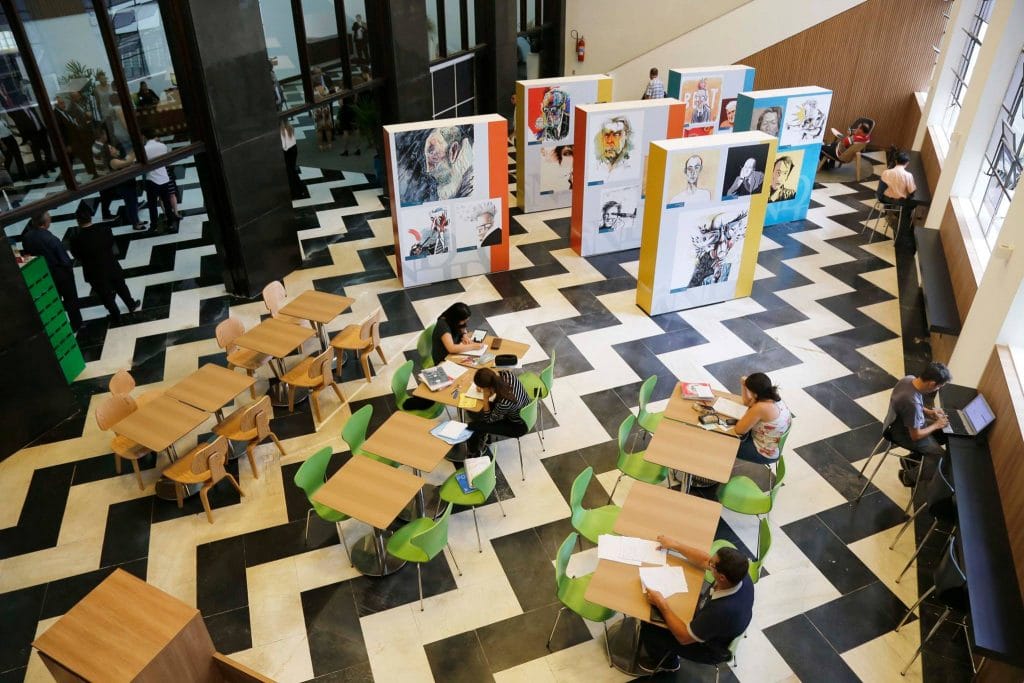 Muita coisa acontece na Biblioteca. Foto Divulgação