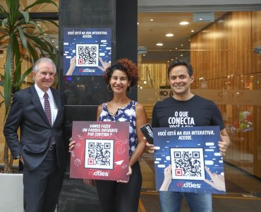 Rua XV de Novembro ganha tecnologias interativas, pela startup MCities