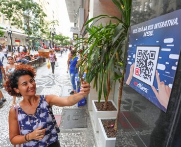 XV de Novembro é segunda rua de Curitiba a se tornar interativa com QR Codes